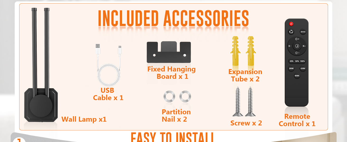 cordless wall light