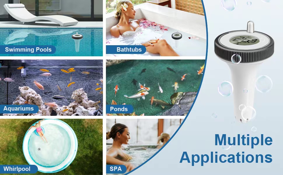 Termómetro digital para piscina