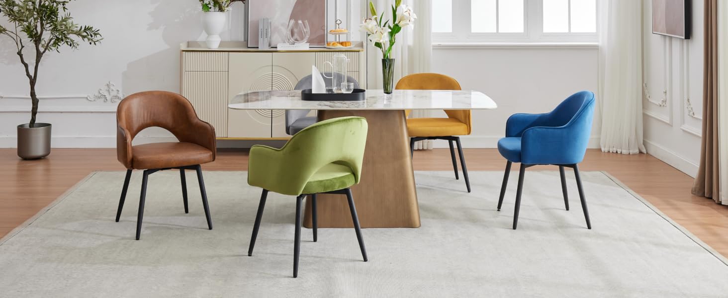 chaise de salle à manger vert