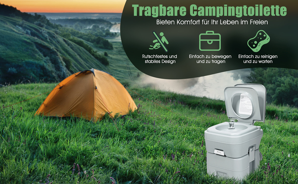 mobile toilette Campingtoilette porta potti camping bio toilette wc chemietoilette garten toiletten