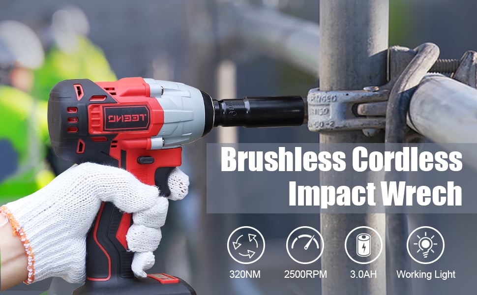 Clé à Chocs Sans Fil Sans Brushless