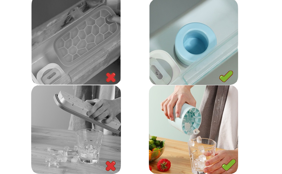 un collage de photos montrant une personne versant de l'eau dans un verre.