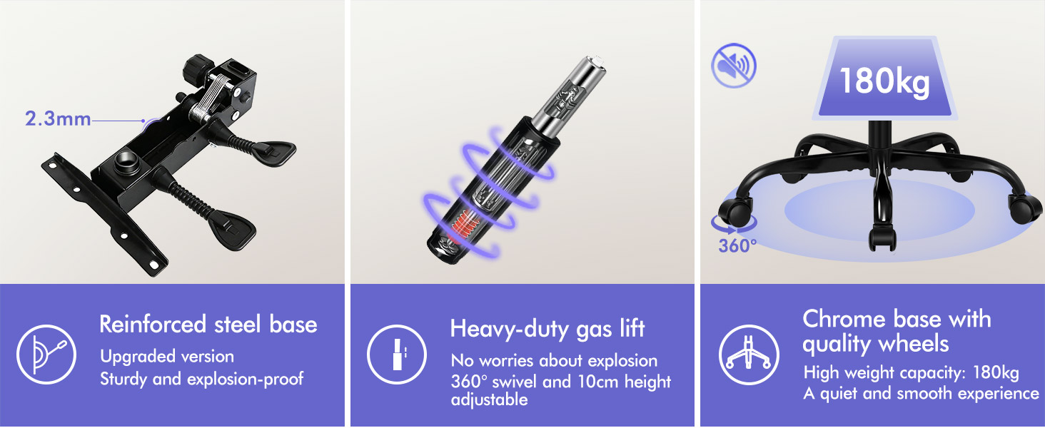 Text reads 'Rollerbud steel base', 'sturdy and adjustable', 'Heavy-duty grip life', 'Chromium base with quality wheels', 'a cool and smart solution'. Three black wheeled furniture moving tools shown with specifications highlighted.
