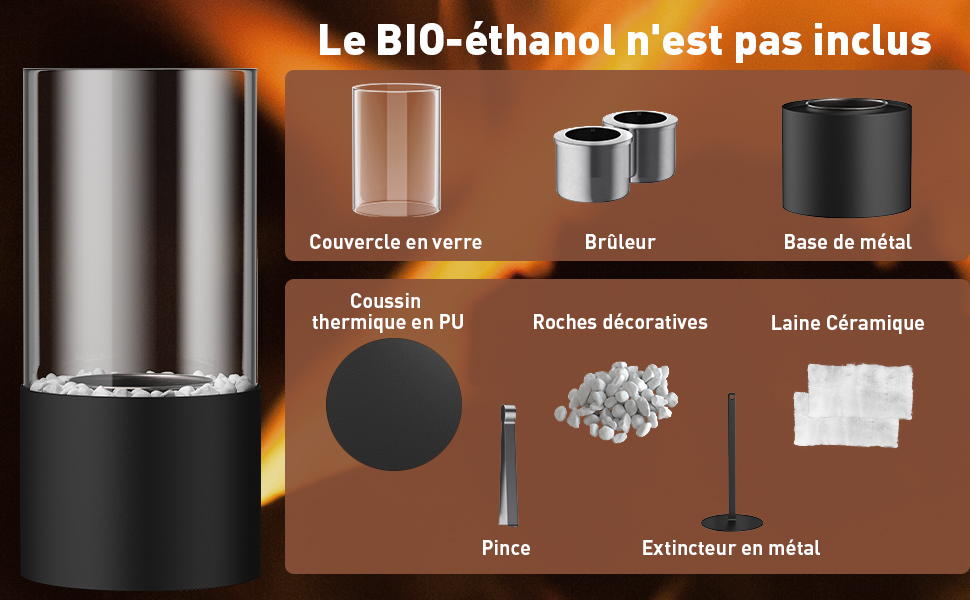 Bioethanol-Tischkamin