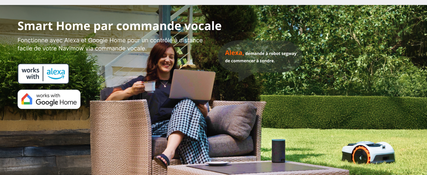 Navimow i robot tondeuse sans fil périphérique a gazon automatique electrique jardin intelligent