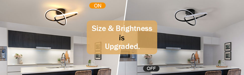 Moderne LED-Deckenleuchte für Wohnzimmer, Schlafzimmer