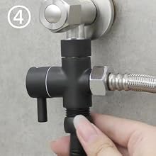Acier Inoxydable Kit Douchette Toilette