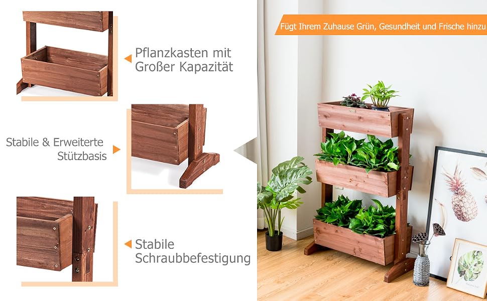 Blumenkasten Blumenbeet Pflanzenleiter