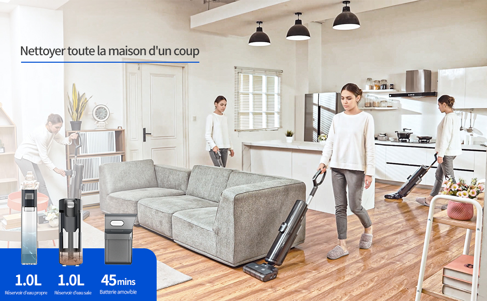 Nettoyer tout la maison d'un coup 