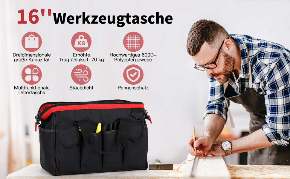 Borsa portautensili multitasche