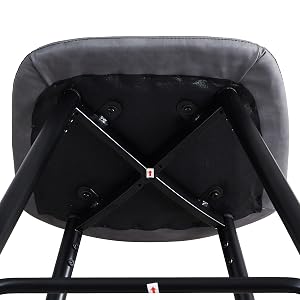 faux leather barstool