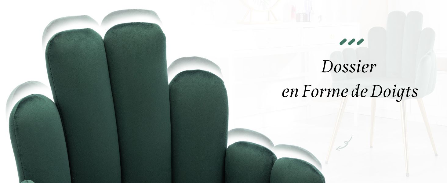 chaise de salle à manger lot de 2