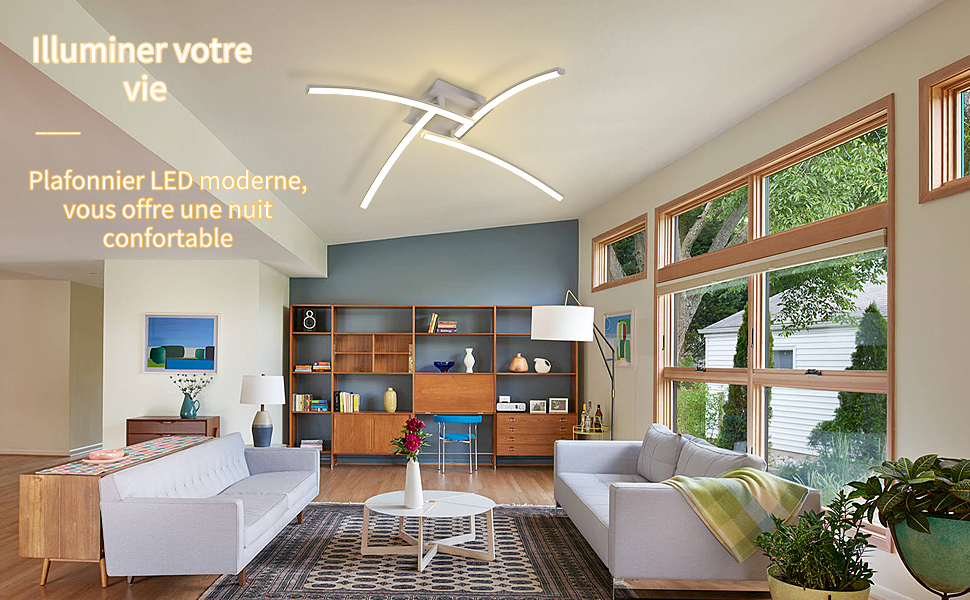 Plafonnier LED Moderne