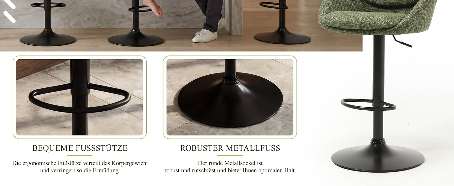 Sammlung von Produktbildern, die schwarze Tischgestelle und Ständer aus Metall aus verschiedenen Blickwinkeln zeigen, mit runden Sockeln und zentralen Stützsäulen.