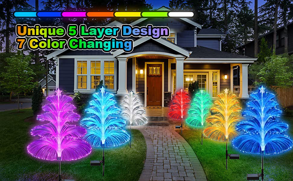 lumières solaires de noël extérieures