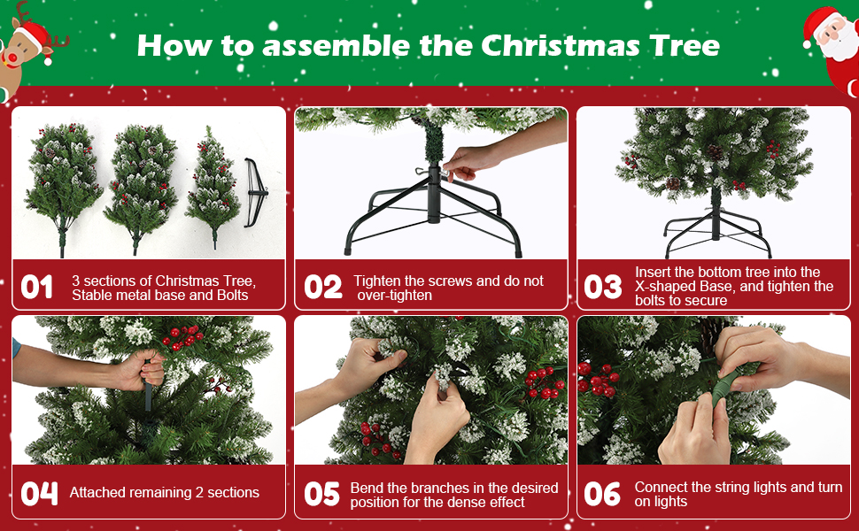 Arbre de Noël avec éclairage