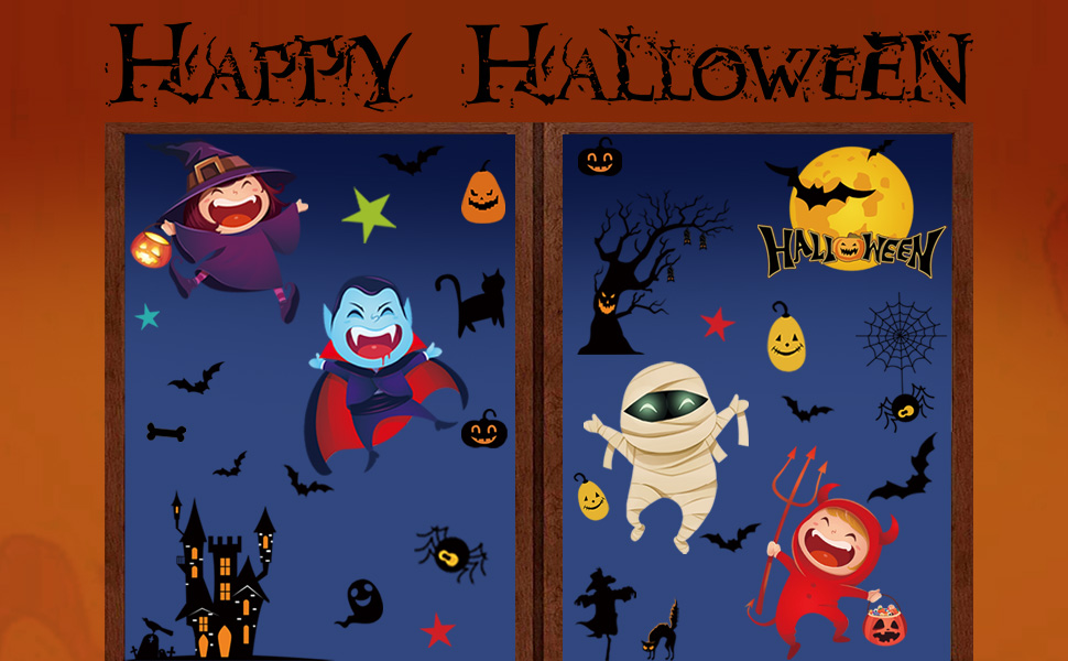 Halloween-Kürbis-Aufkleber, 8 Bögen, dekorative Klebeaufkleber, DIY-Kürbisgesicht