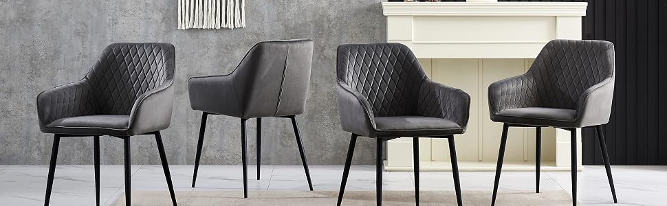 Grey dining chairs/Office chair/Side chairs