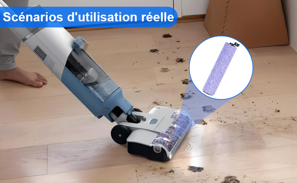 Rullo spazzola e filtro Fixbetter per aspirapolvere Shark WDB1F2