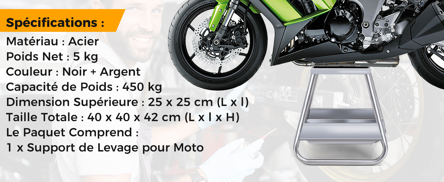Support de Levage pour Moto