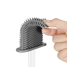 brosse et support pour cuvette de toilette