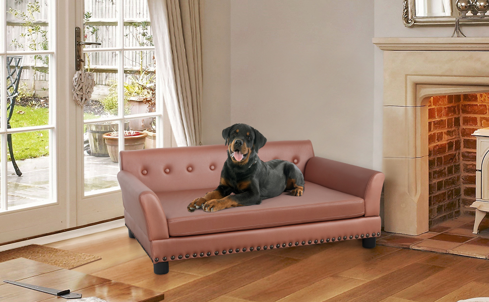 canapé chien grande taille fauteuil grand chiens xxl lit surélevé panier petit interieur tapis