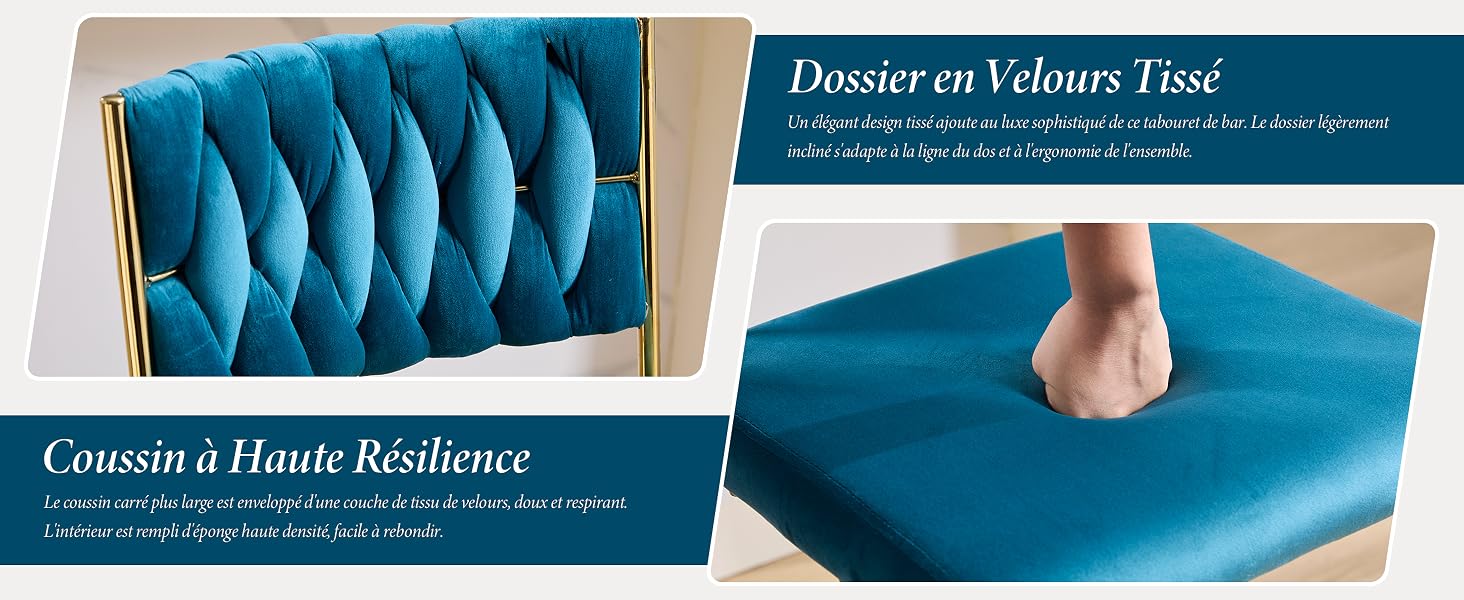 Tabourets de Comptoir sans accoudoirs