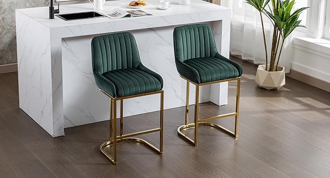 chaise bar doré