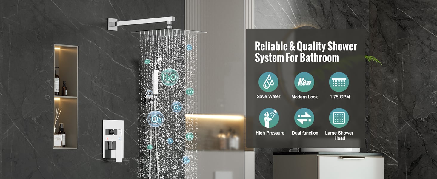 Ensemble de Douche Encastré