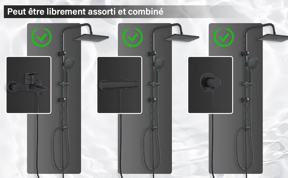 Peut être librement assorti et combiné