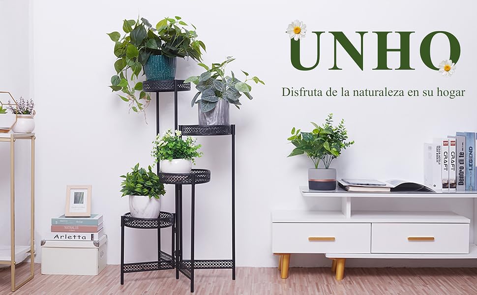 soporte plantas plegable