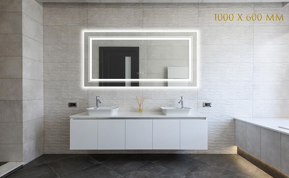 grand miroir de salle de bain