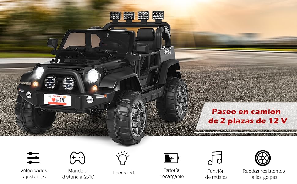 12 V Coche Eléctrico Montable