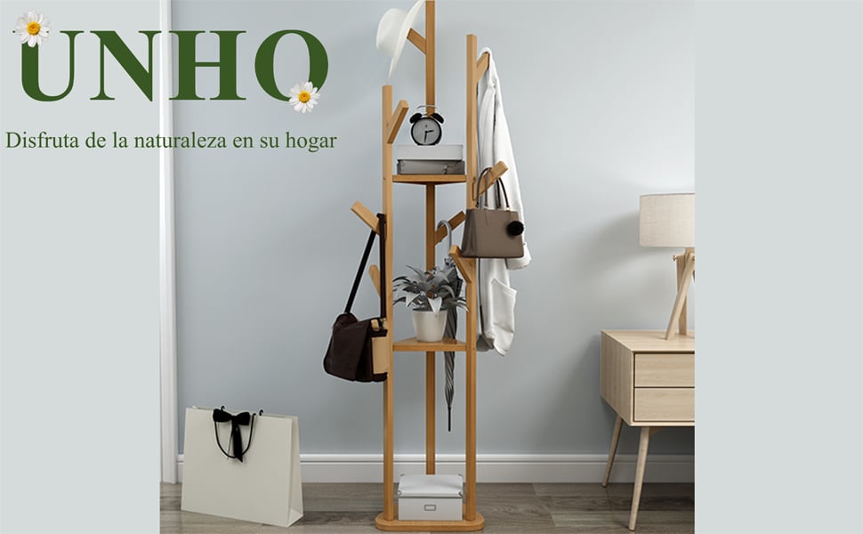 perchero-pie-árbol-entrada-madera-barato-diseño-recibidor-industrial-infantil-moderno-oficina-bolso
