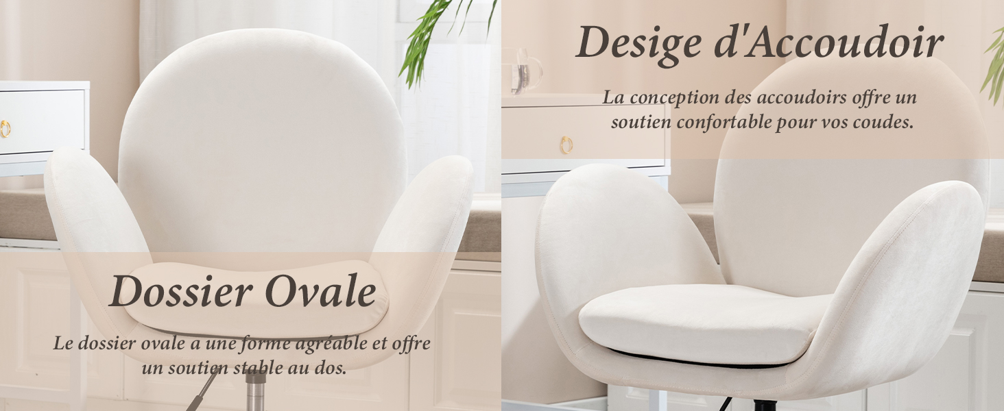 Chaise beige de Salon