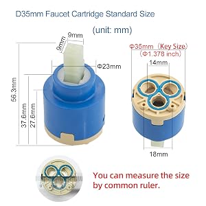 35mm faucet cartridge