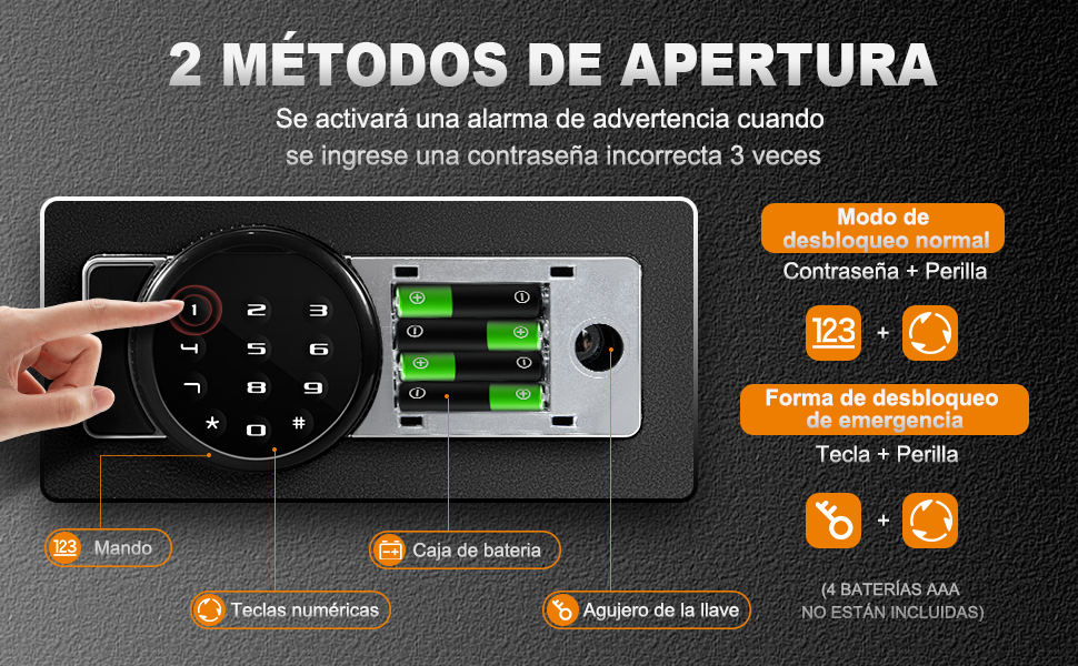 Caja Fuerte COSTWAY