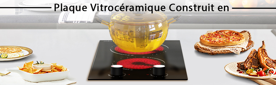 Vitrocéramique 2 Feux