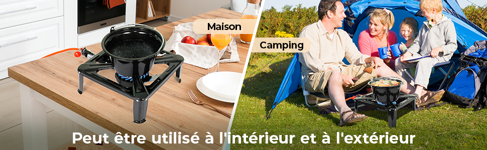 Peut être utilisé à l'intérieur et à l'extérieur