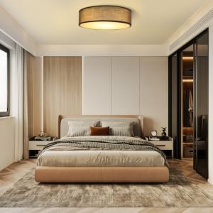  Stoffschirm Flurlampe