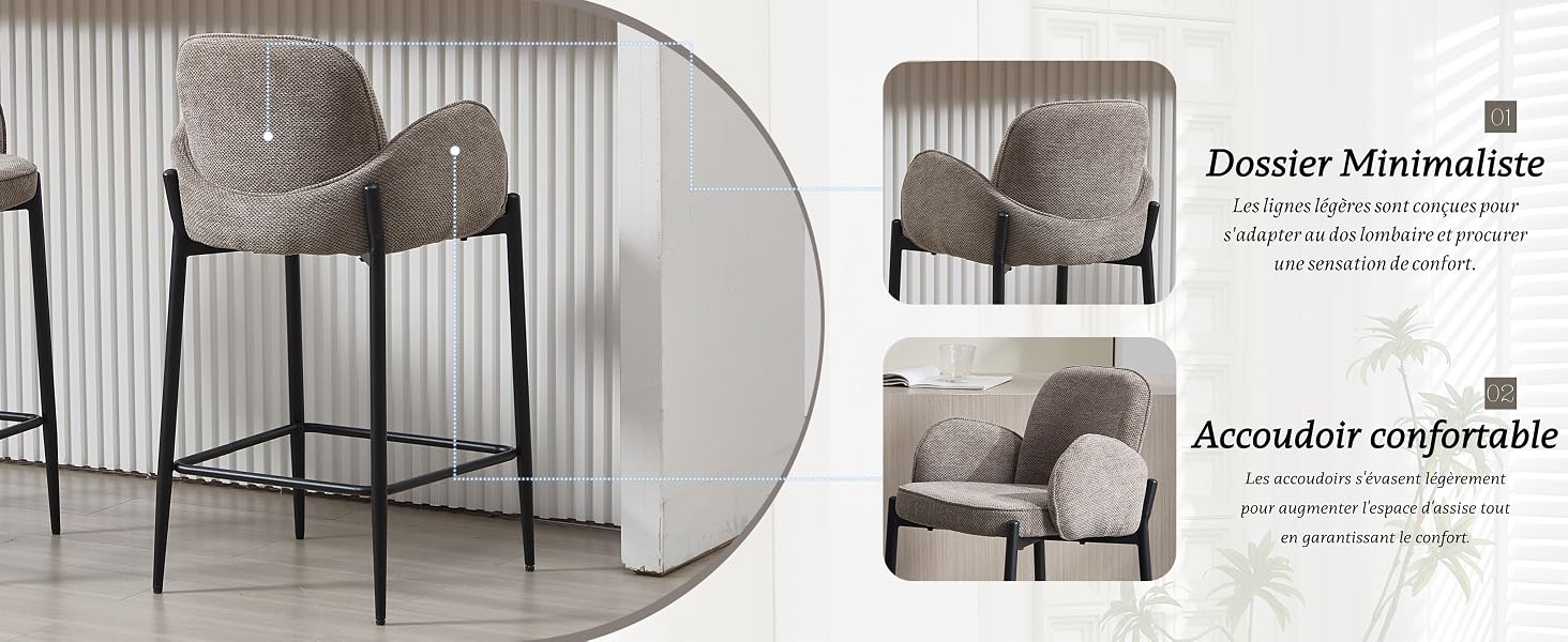 Tabourets de bar modernes