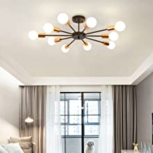 Sputnik Ceiling Lights for Bedroom