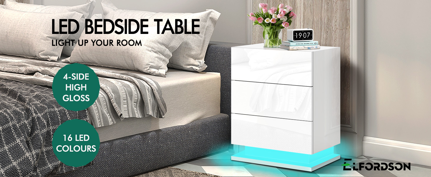 LED Bedside Tables