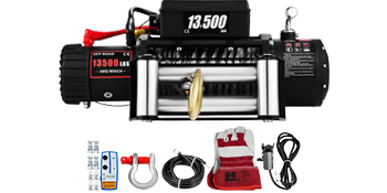 treuil électrique 12v avec télécommande sans fil