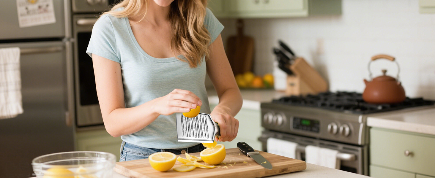 Râpe pour râper grossièrement des fruits, des légumes, du fromage à pâte