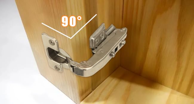 90° hinge