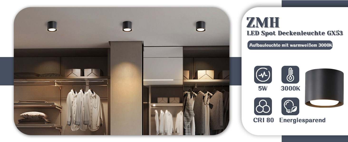 deckenspot aufputz led