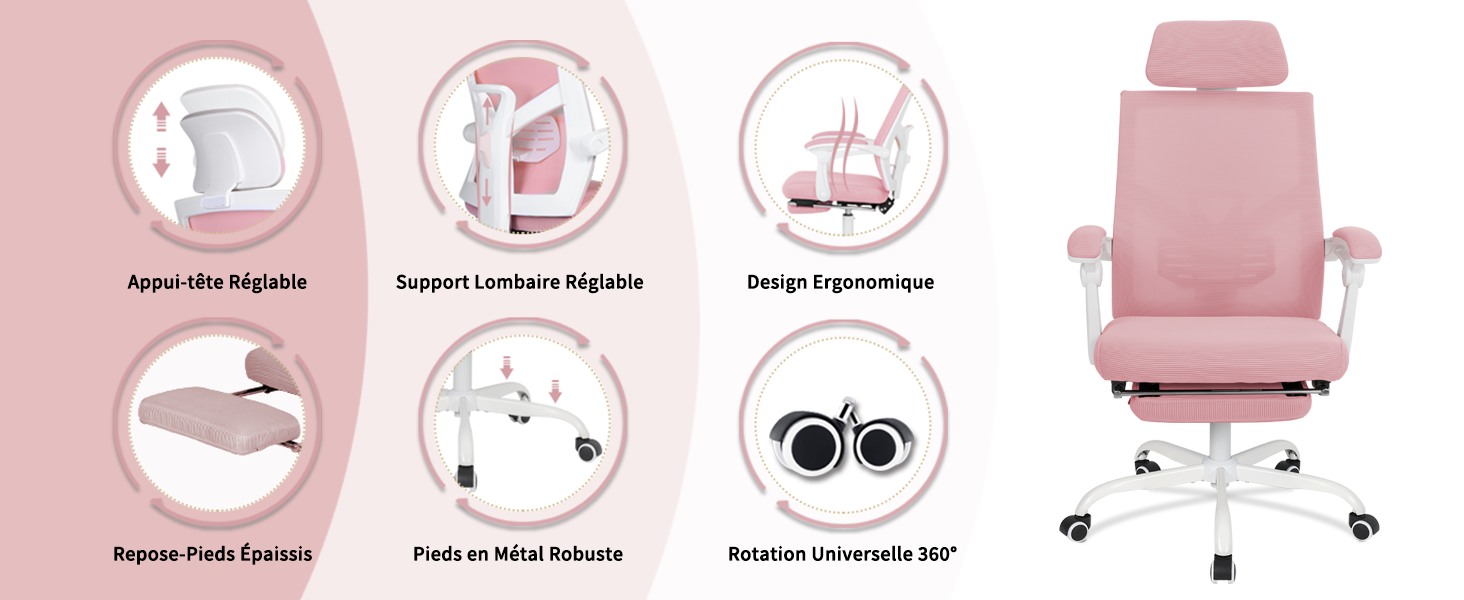 Chaise Bureau Ergonomique 4