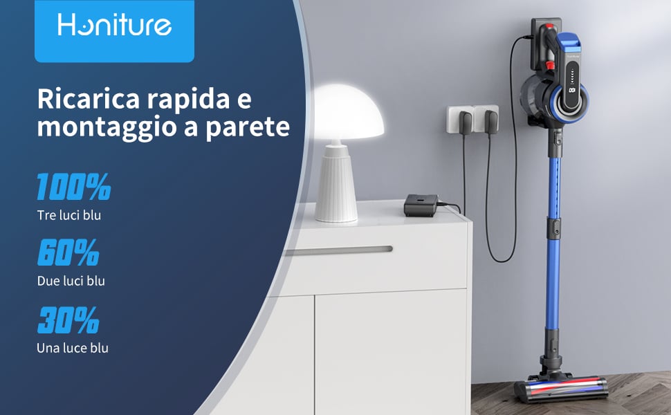 aspirapolvere senza fili potente