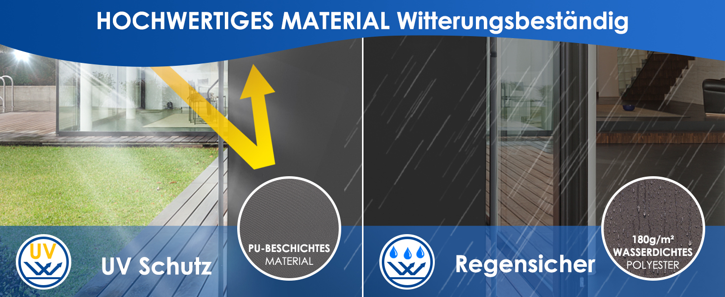 ein Bild von einem Fenster mit einem gelben Pfeil, der zur Seite zeigt.